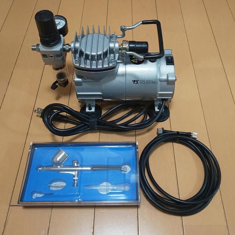 エアテックス コンプレッサー APC-001R エアブラシ レギュレーター