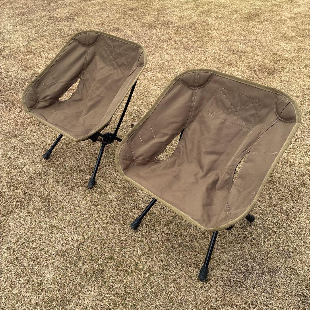 【美品】ヘリノックス チェアミニ×2・ロッキングフット×1 / 3点セット