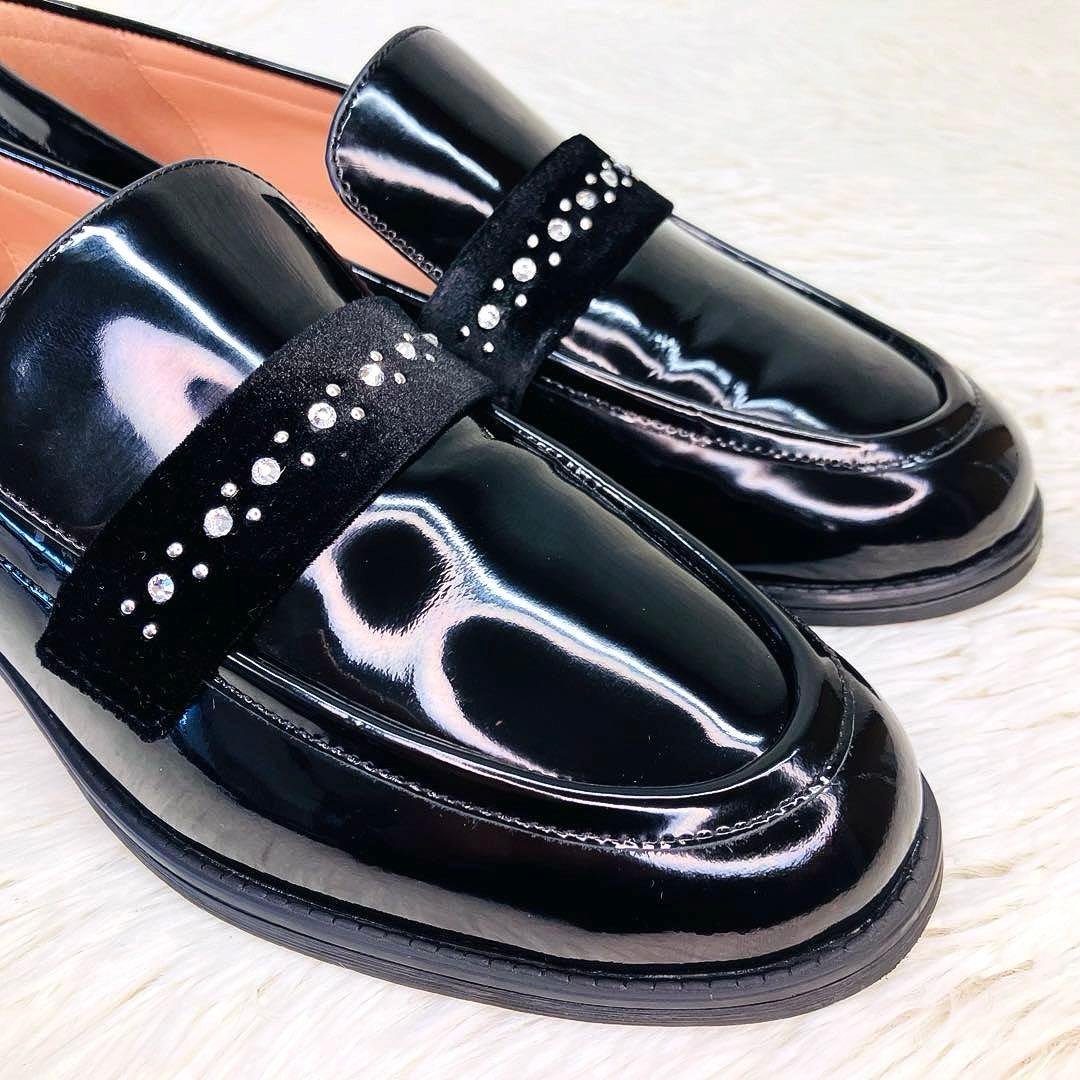 【極美品】COLE HAAN 7.5Bコールハーンスタッシ エンブリッシュド