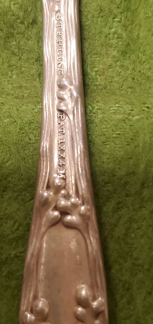 ティファニー　銀製スプーン　Wave Edge　アンティーク　TIFFANY　6