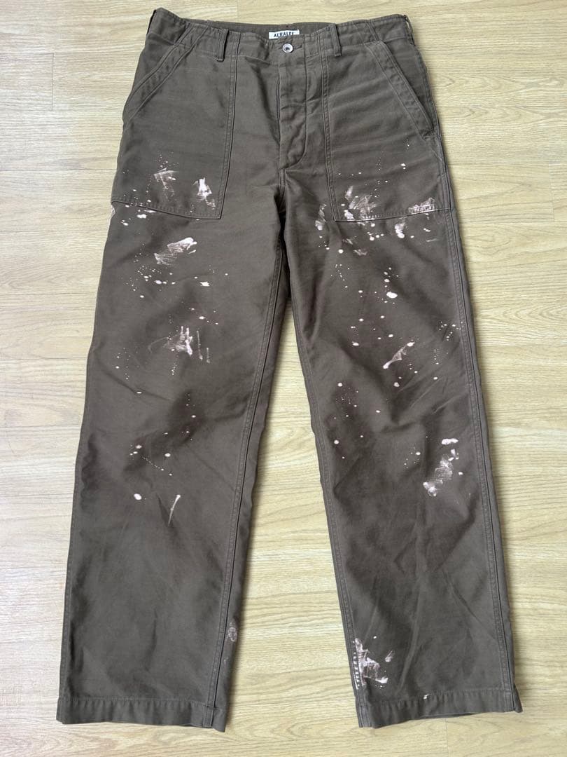 AURALEE BAKER PANTS ブラウン 25AW 美品 デニム　パンツ