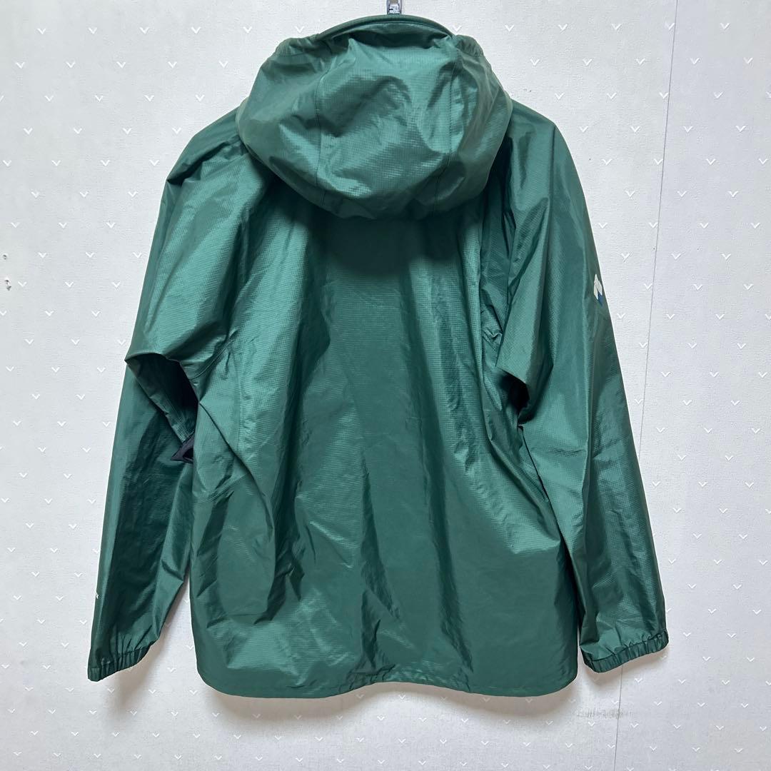 モンベル　レインダンサージャケット M グリーンスタッフバッグ付き1128618