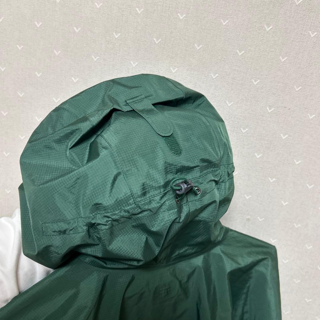 モンベル　レインダンサージャケット M グリーンスタッフバッグ付き1128618