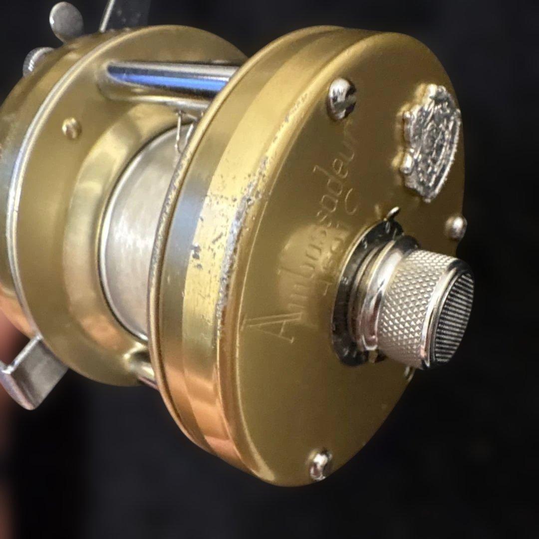 Ambassadeur 4501C ベイトリール ゴールド　左巻き　90年代希少