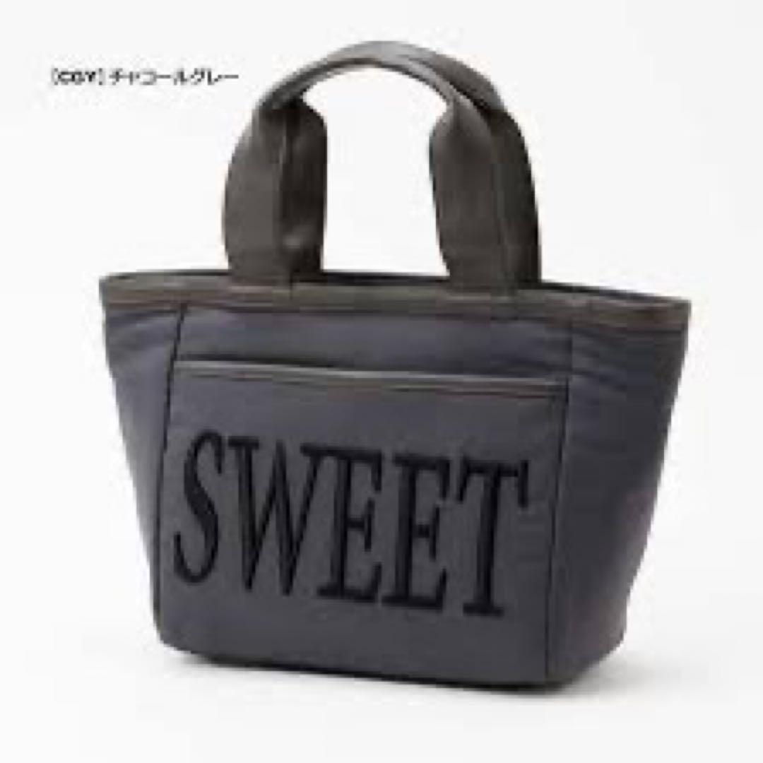 【新品未使用】SY32 SWEETロゴ刺繍 バケットバッグ型 カートバッグ