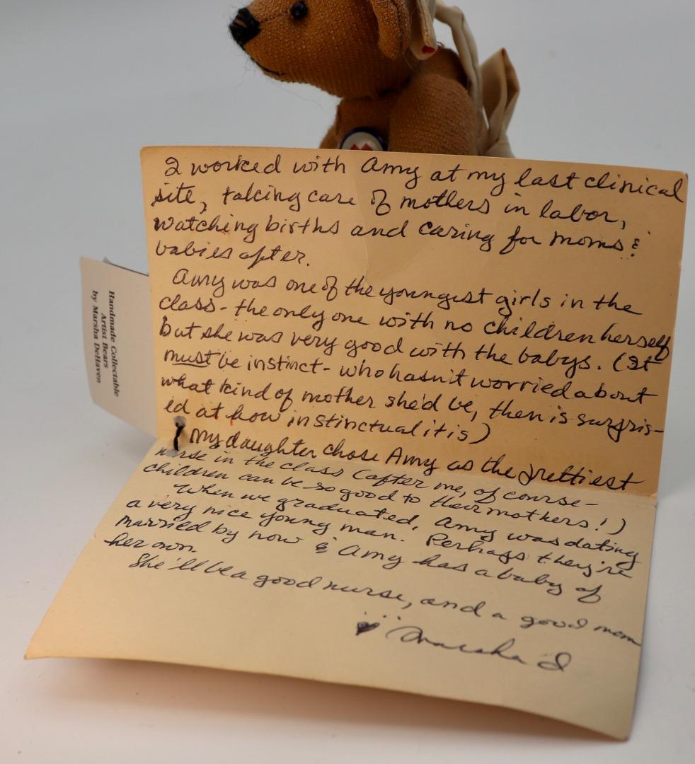 Nurse Amy アーティストベア 19cm Marsha DeHaven