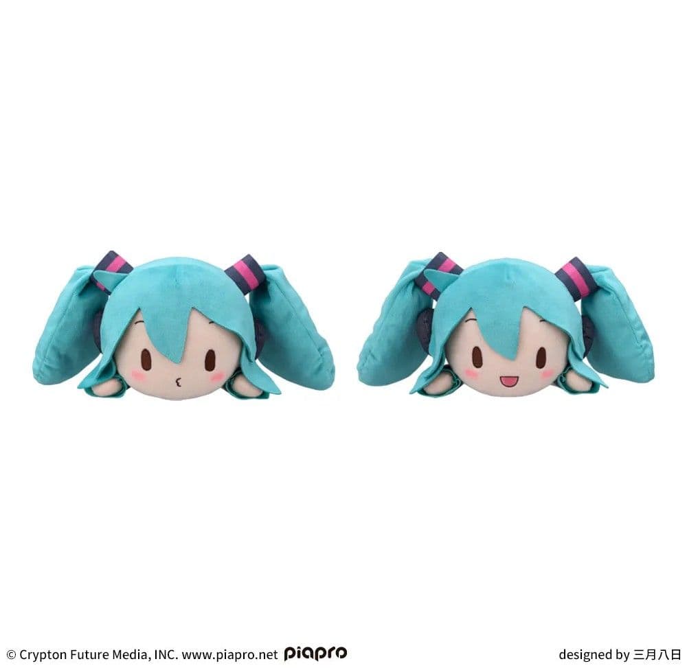 初音ミクシリーズ ふわぷち 寝そべりＭぬいぐるみ “初音ミク” 2種各2点セット