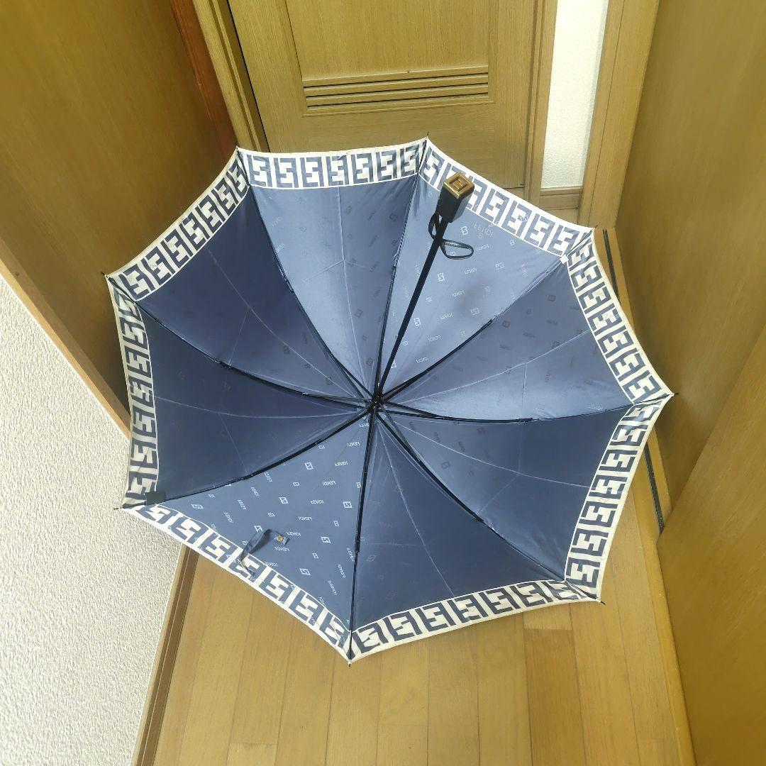 【未使用タグ付き】 FENDI フェンディ 折りたたみ傘 ズッカ柄 　タグ付き