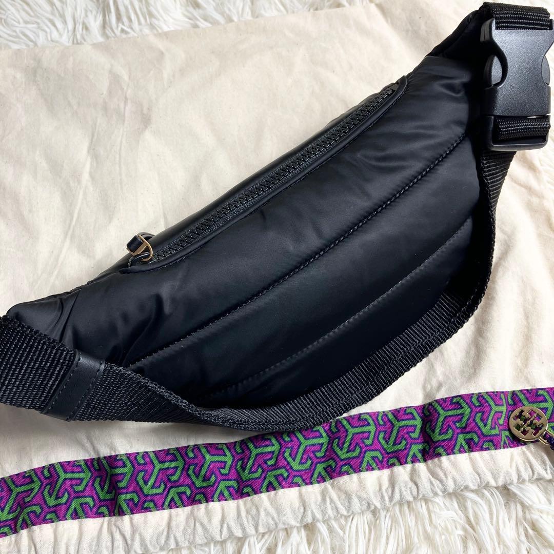 極美品＊トリーバーチ エラ ウエストバッグ ナイロン キルティング
