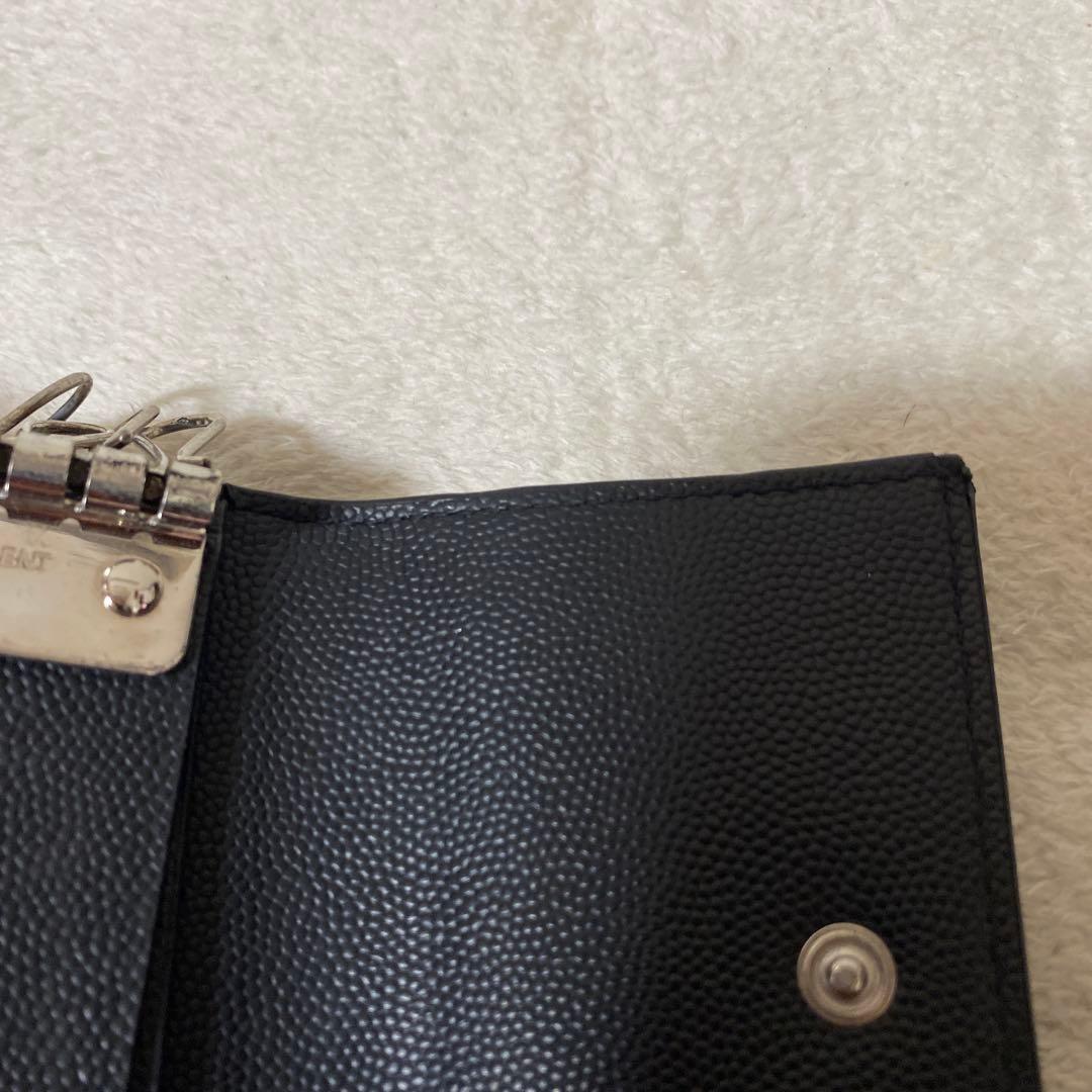 ✨希少✨Saint Laurent 6連キーケース 黒 レザー 485634
