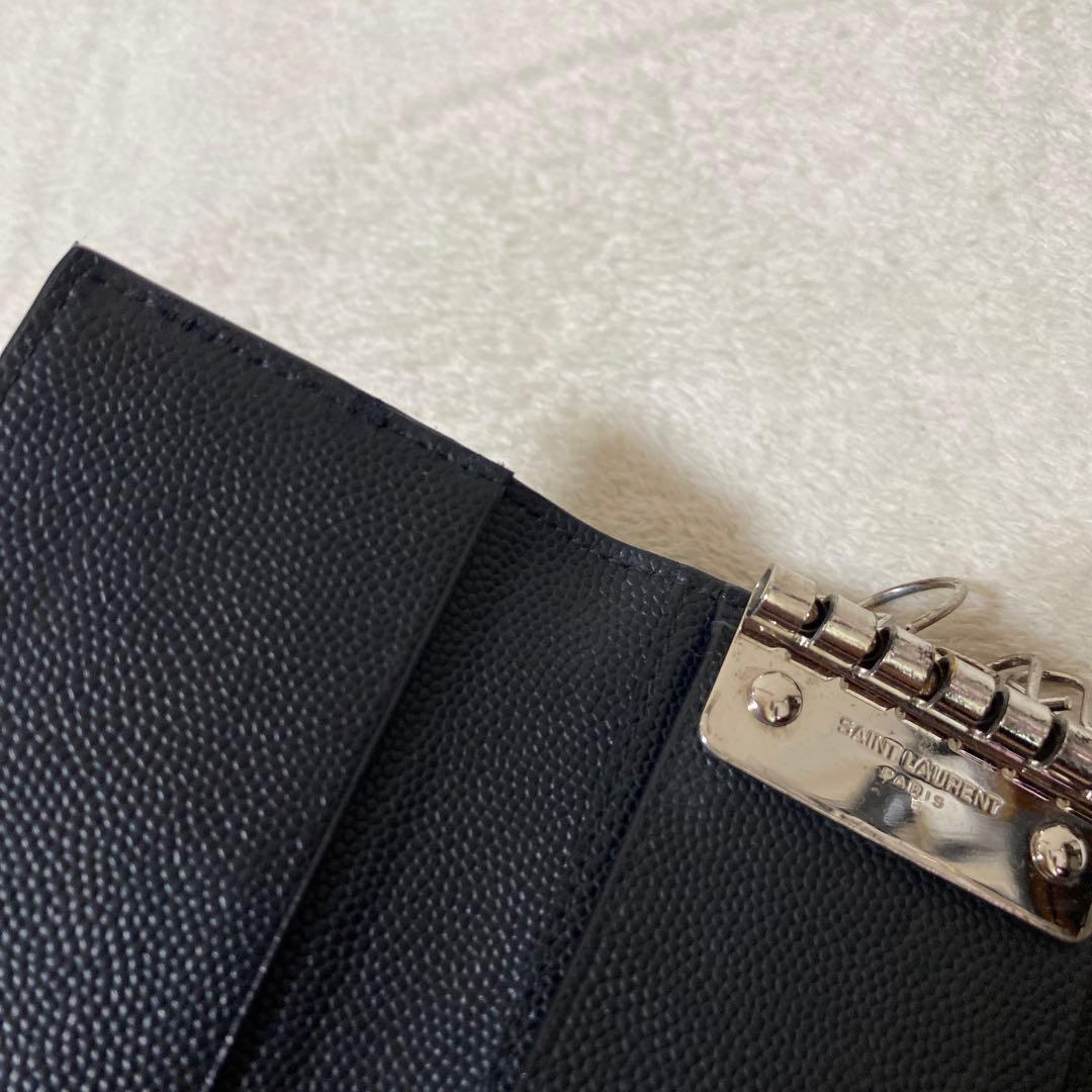 ✨希少✨Saint Laurent 6連キーケース 黒 レザー 485634
