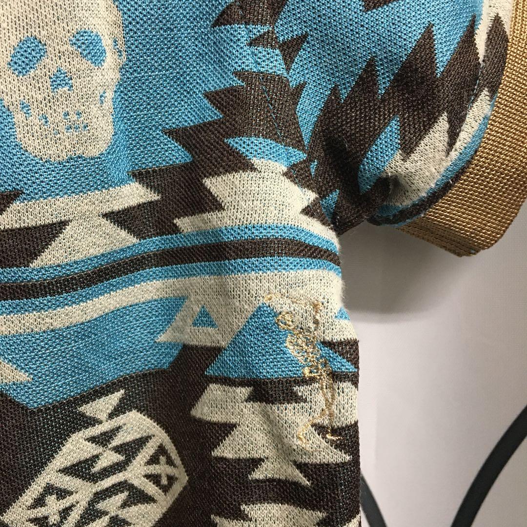 激レア　貴重　マークアンドロナ　支給　ポロシャツ　ネイティブ柄　Sサイズ