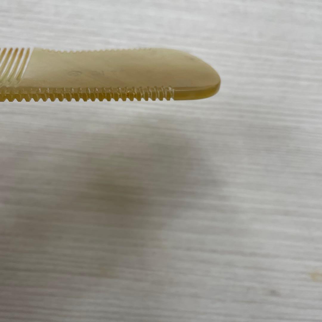 【新品・未使用】　本水牛　中荒　16目　ブロース　刈り上げ　マルヤ　手付き　理容