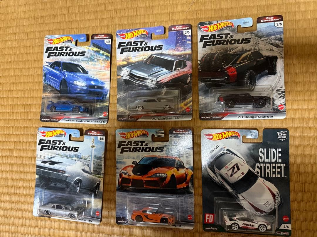 ホットウィール　ワイルドスピードセット