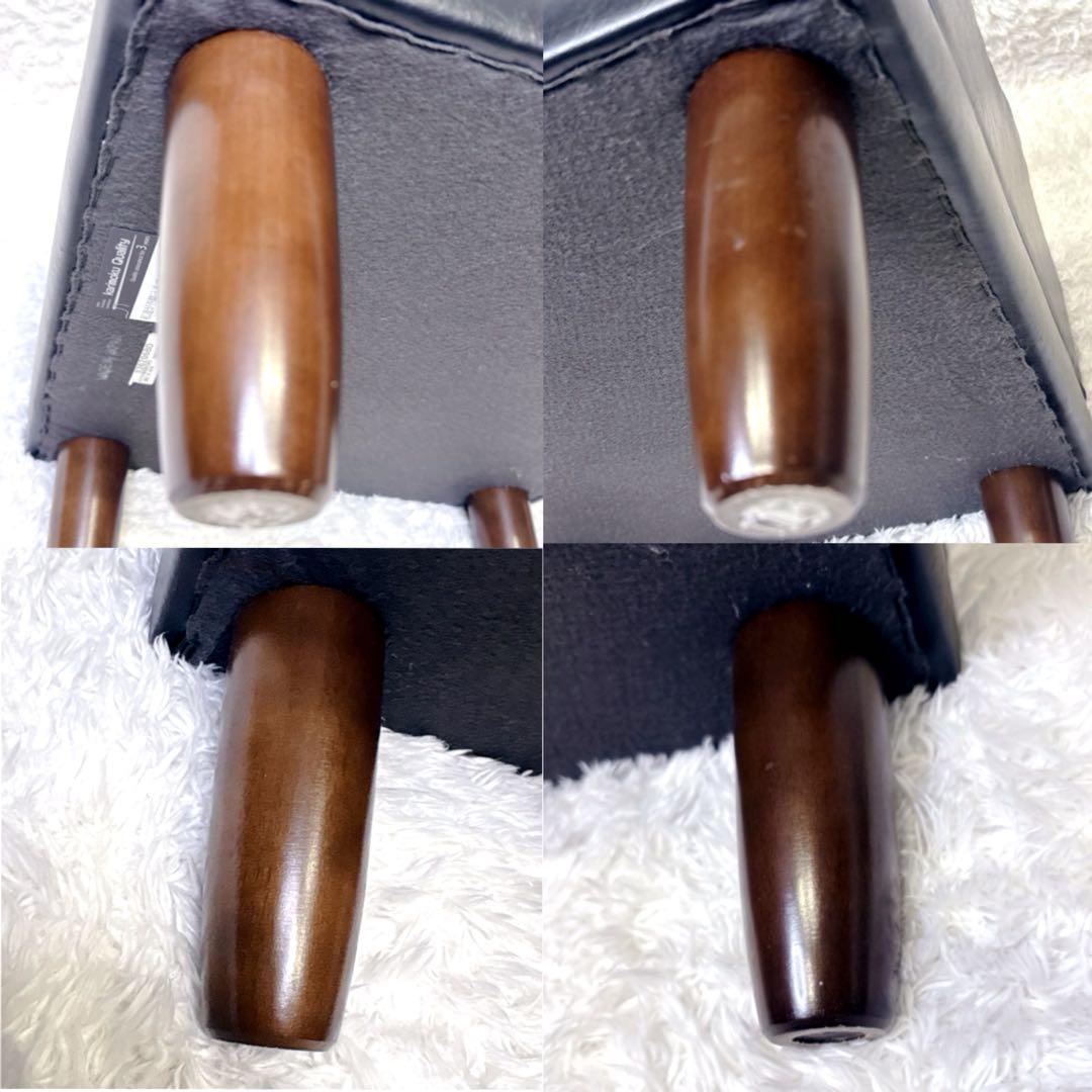 カリモク60 Kチェア オットマン スタンダード ブラック モダンスツール