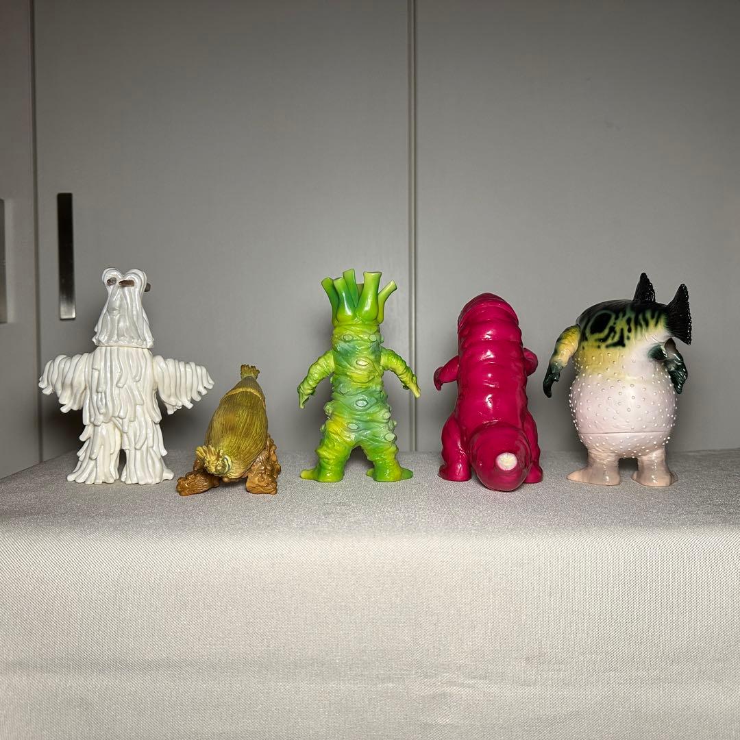 ご当地怪獣 1期カラー ウードン バチルキング ツーン イモラス フグラ