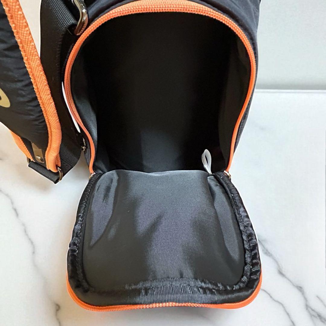 new balance ゴルフバッグ 黒とオレンジ