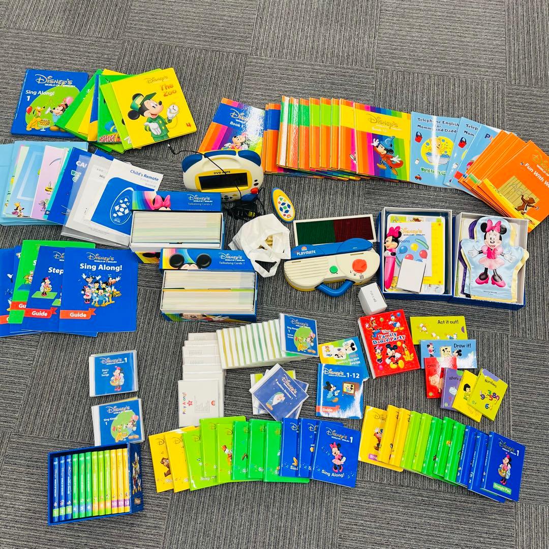 WDE ワールドディズニーイングリッシュ 英語学習教材セット 一部欠品あり