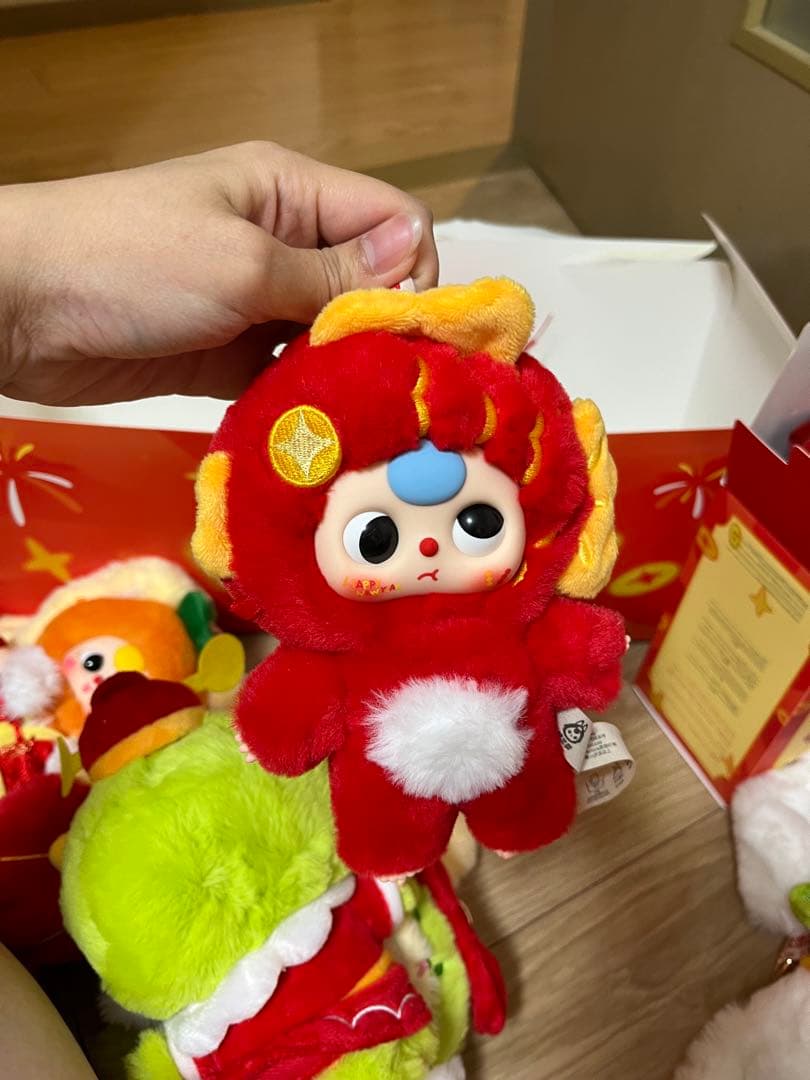 Baby there カラフルなウサギのぬいぐるみセット8点