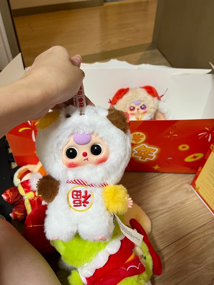 Baby there カラフルなウサギのぬいぐるみセット8点