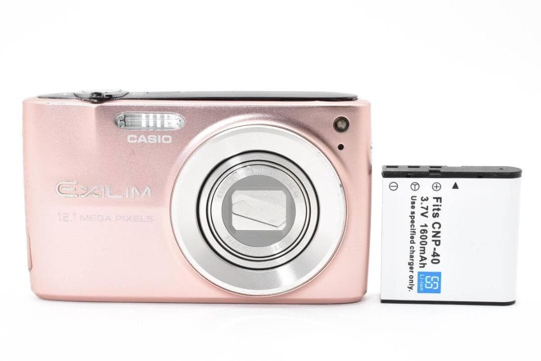 美品 カシオ　CASIO EXILIM EX-Z400 ピンク ＃A382