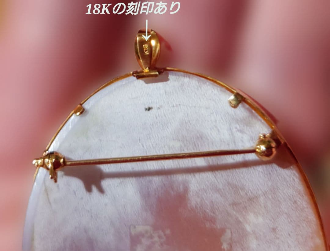 淑女のカメオブローチ(ヴィンツェンツォ・ヴォルペ作)