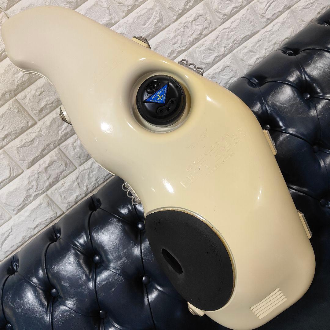 BESTBRASS e-Sax ホワイト アルトサックス用 消音器 ベストブラス