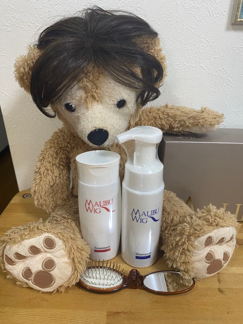 ほぼ新品　MALIBU フロントウィッグとヘアケアセット
