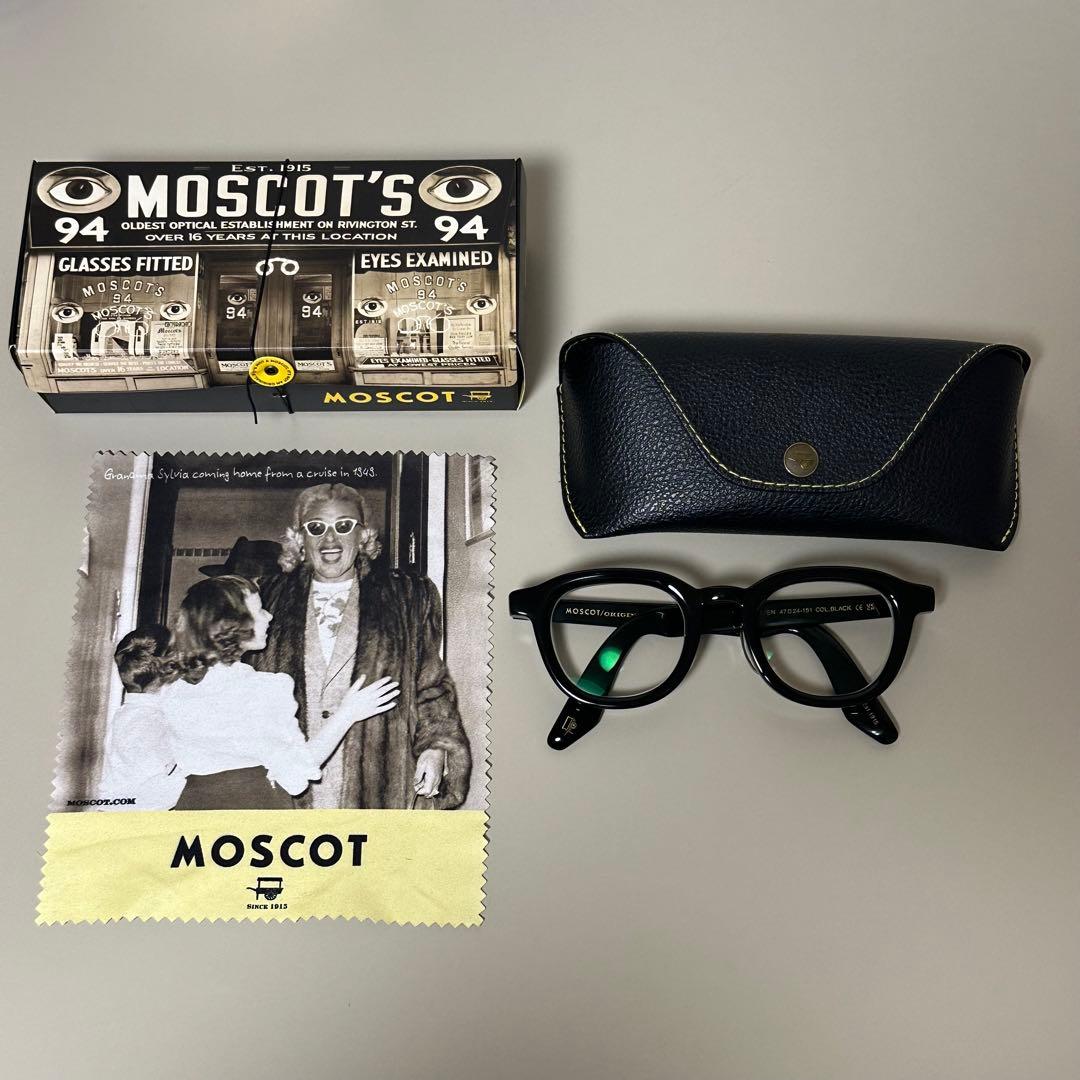 //値下げ 送料込//MOSCOT DAHVEN BLACK47 フレームのみ