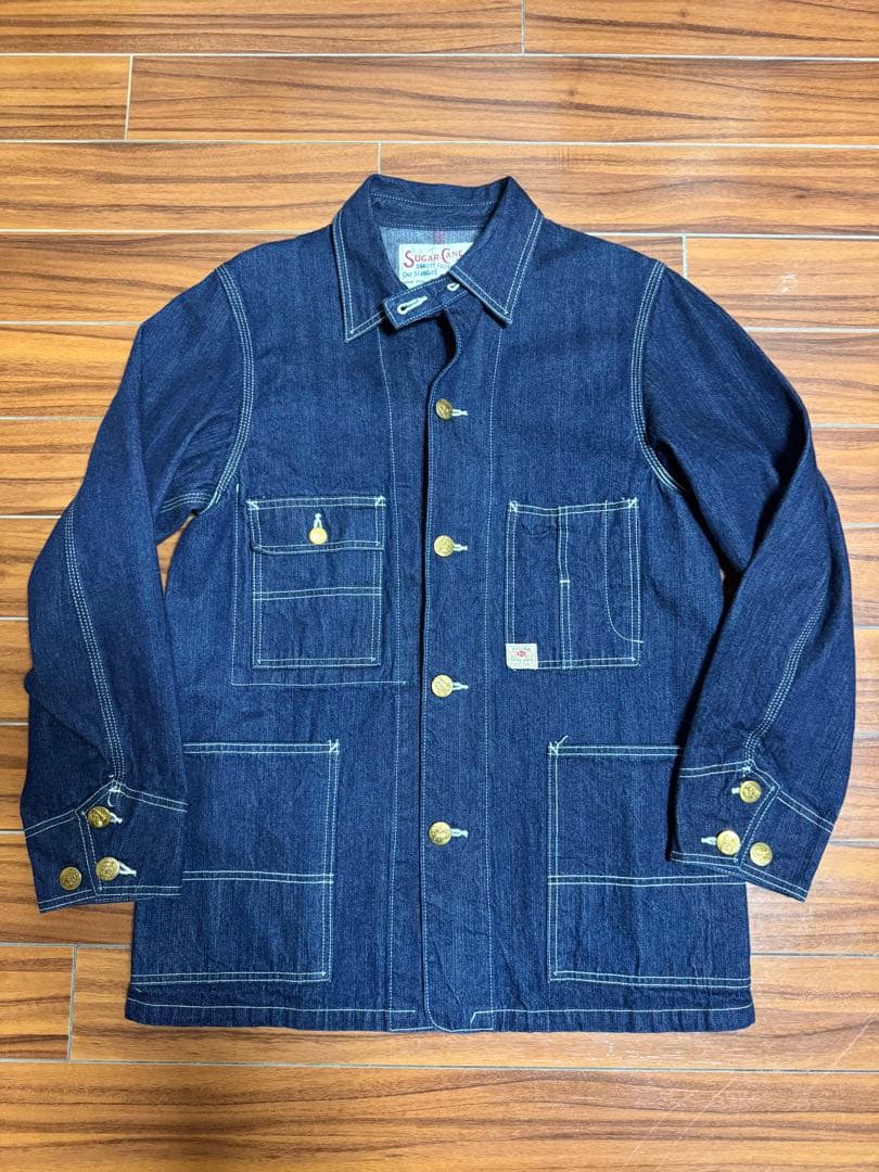 【mieco】SUGAR CANE デニムカバーオール サイズ38