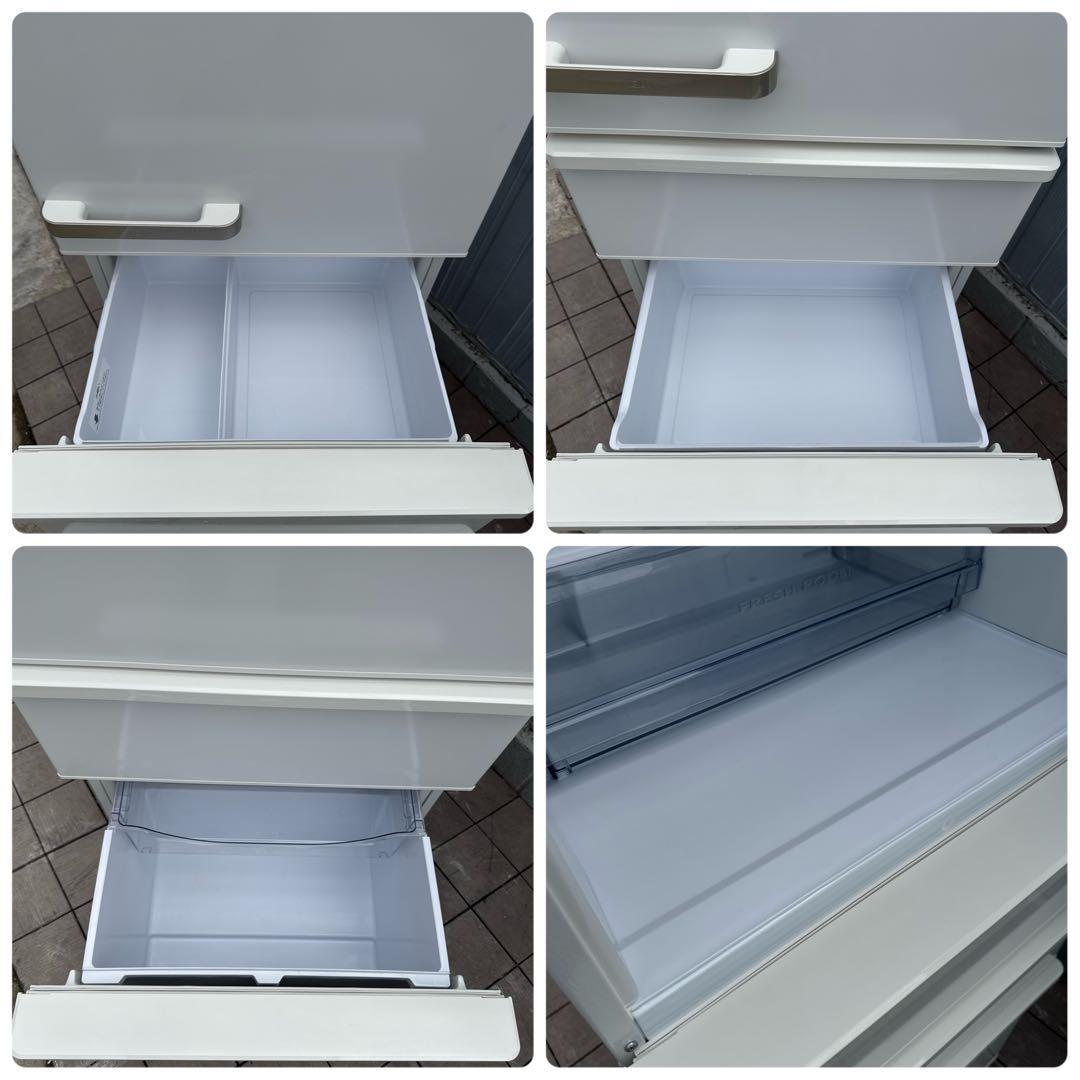 美品 AQUA 4ドア冷蔵庫 355L スリムサイズ スタイリッシュデザイン