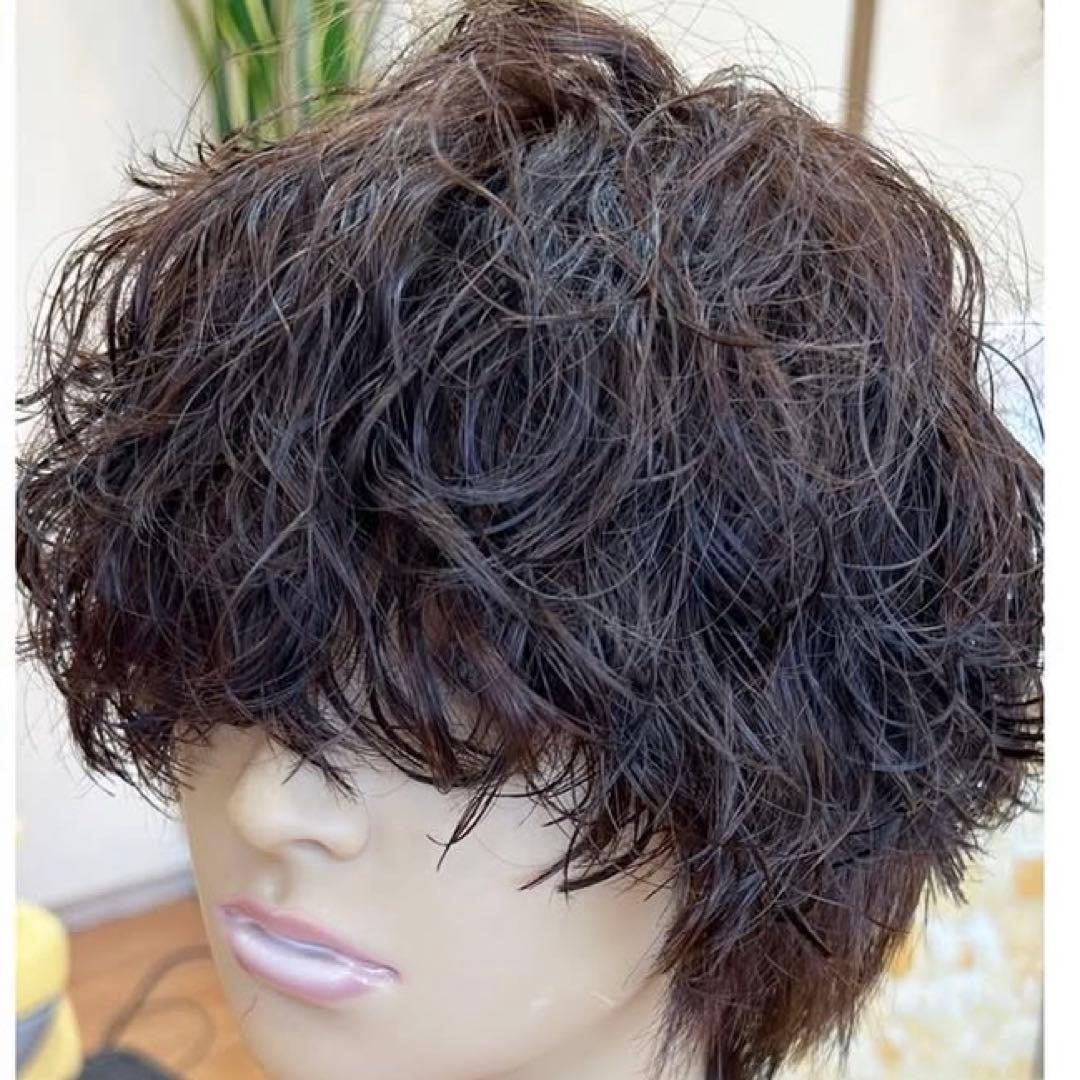 百合子ウィッグ 人工肌 ブラウン Mサイズ