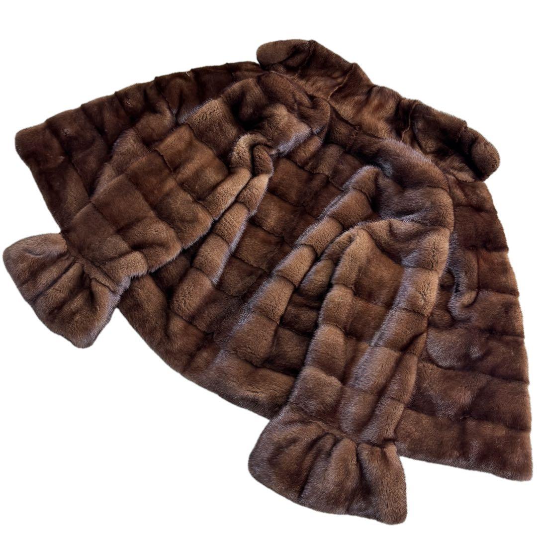 極美品　軽量　近年モデル　コペンハーゲン　デミバフミンク　ファーコート　艶◎