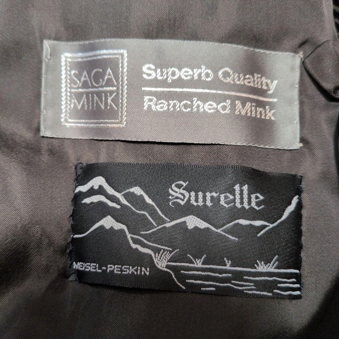 【極美品】サガミンク　SURELLE MEISEL-PESKINファーコート