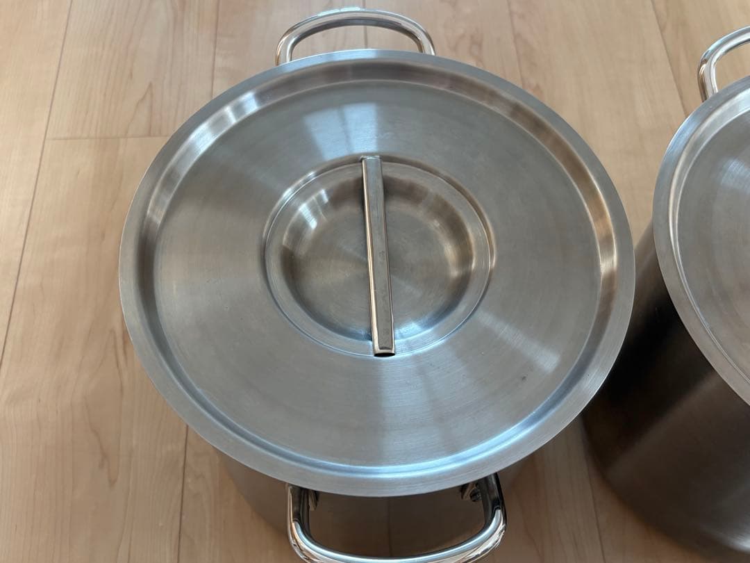 【美品】業務用　寸胴鍋セット　遠藤商事　ムラノインダクション　無印良品