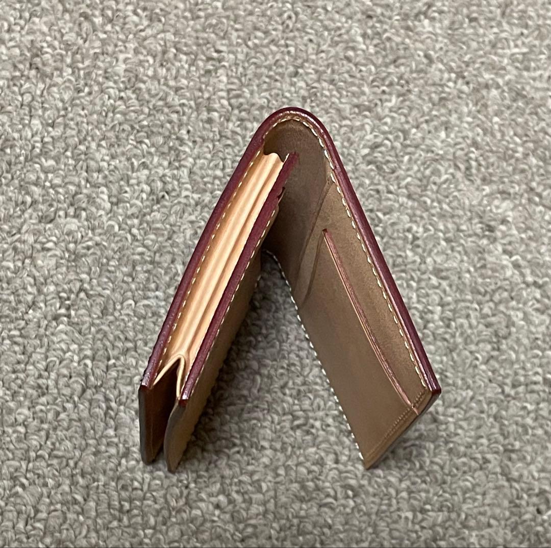 GANZO ガンゾ　CORDOVAN (コードバン) 通しマチ名刺入れ