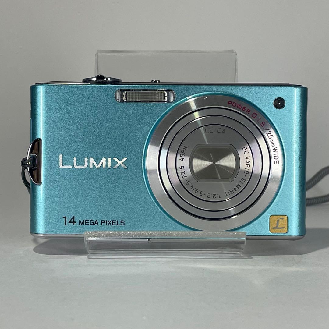 【動作良好】Panasonic LUMIX DMC-FX66 ブルー