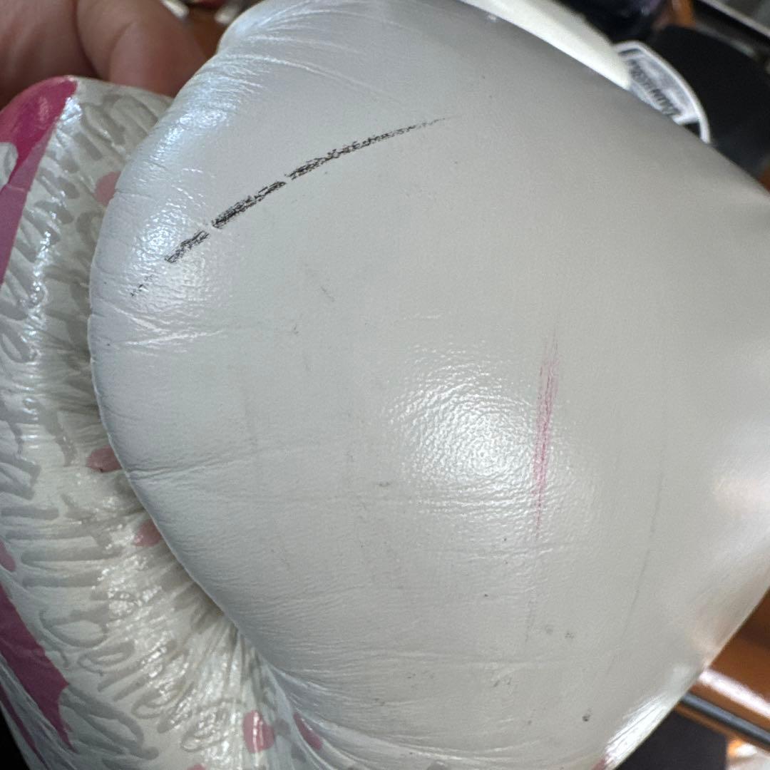 メキシコ購入 REYES ボクシンググローブ ホワイト/ピンク 16OS