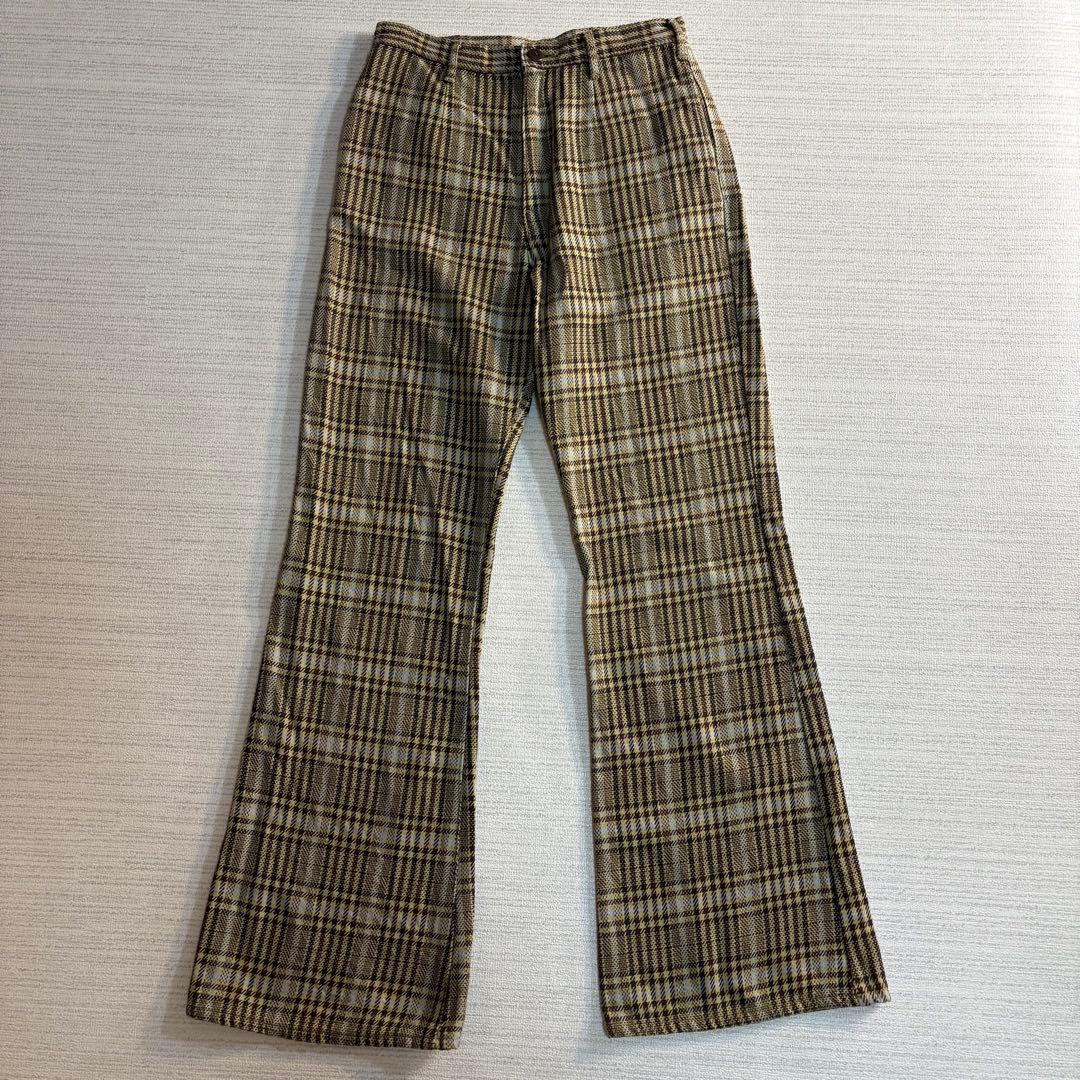 KAPITAL キャピタル フレアパンツ ブーツカット チェック