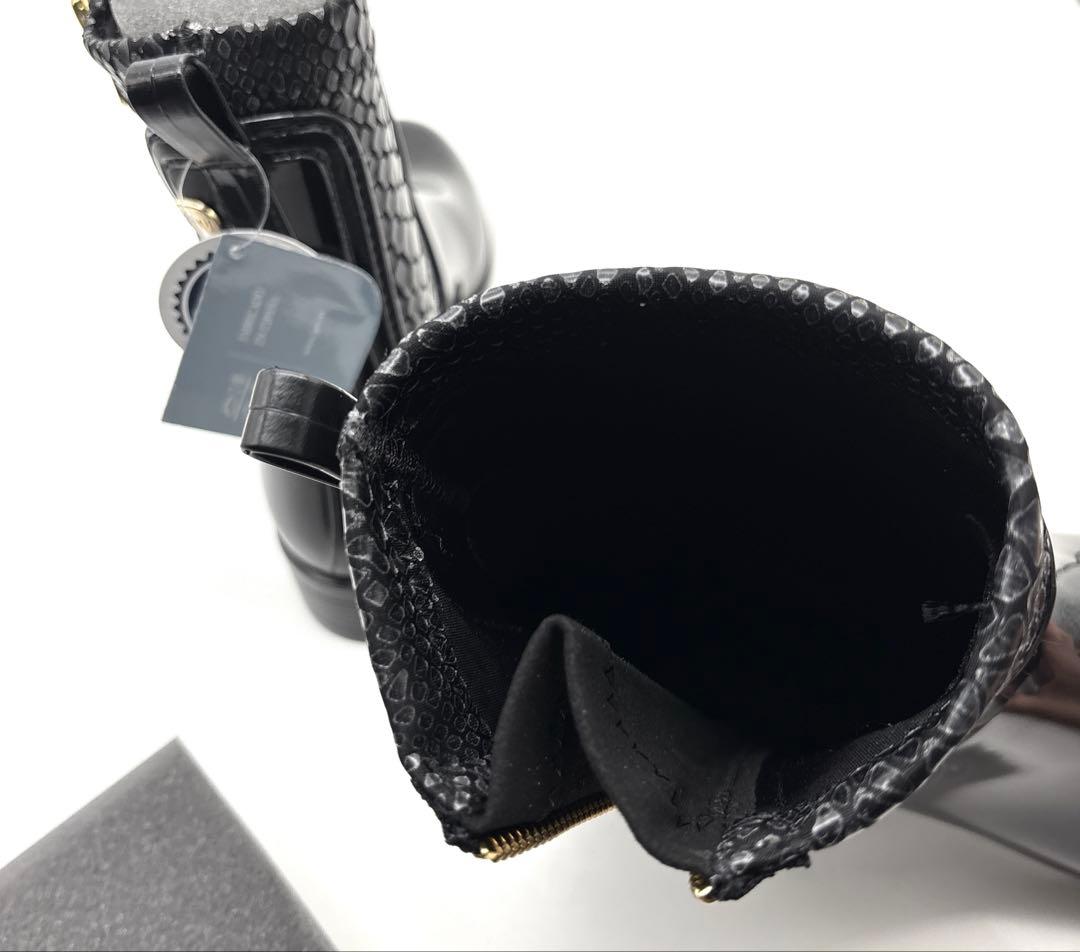 【完全未使用品】igor レインシューズ スペイン製39（25cm）ブラック箱