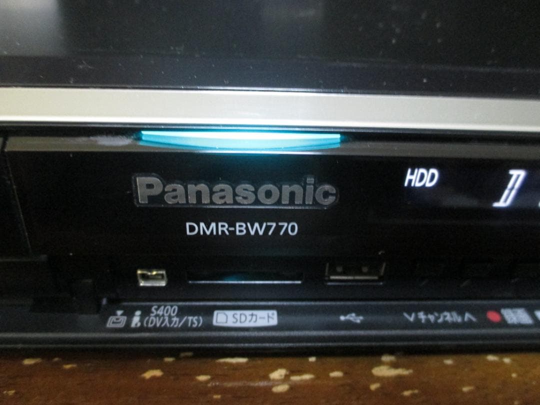 動作良好☆Panasonic 2番組同時録画 BDレコーダーDMR-BW770