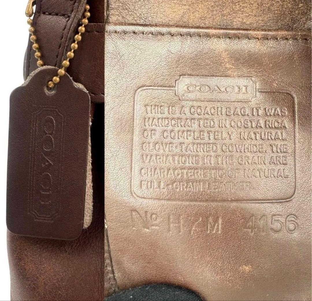 バッグ 00s old coach 4156 shoulderbag leather
