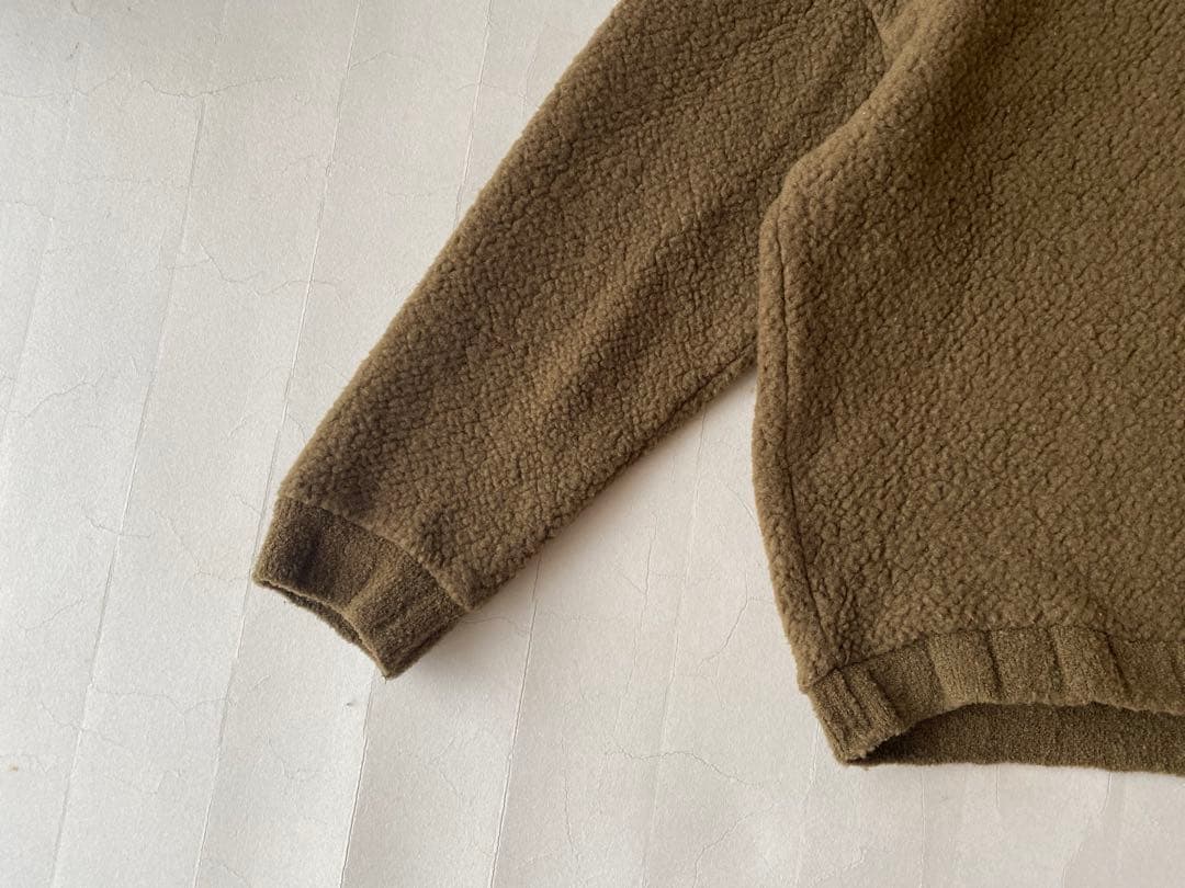 トゥモローランド TOMORROWLANDウールボアフーディーパーカー