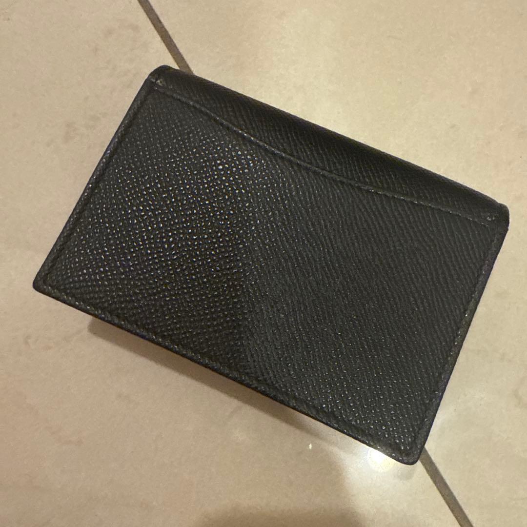 【未使用】ブルガリ カードケース ビーゼロワン グレインカーフレザー ブラック