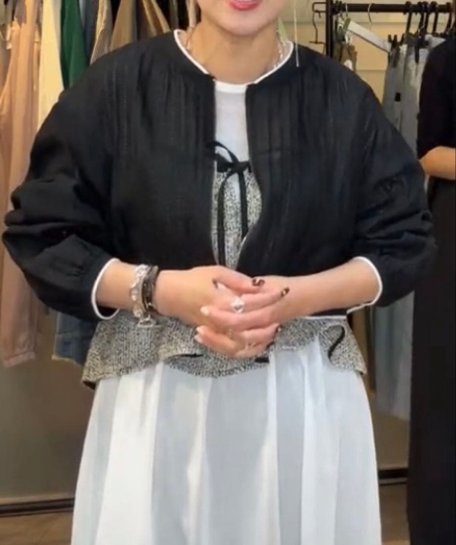 新品　シアントウキョウさんのキャミソール　ブラック