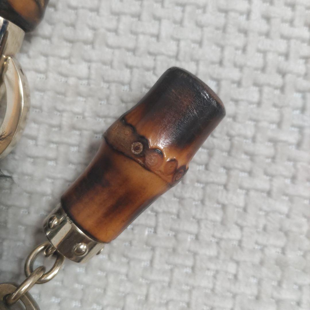 GUCCI GGパターン ハンドバッグ バンブーハンドル