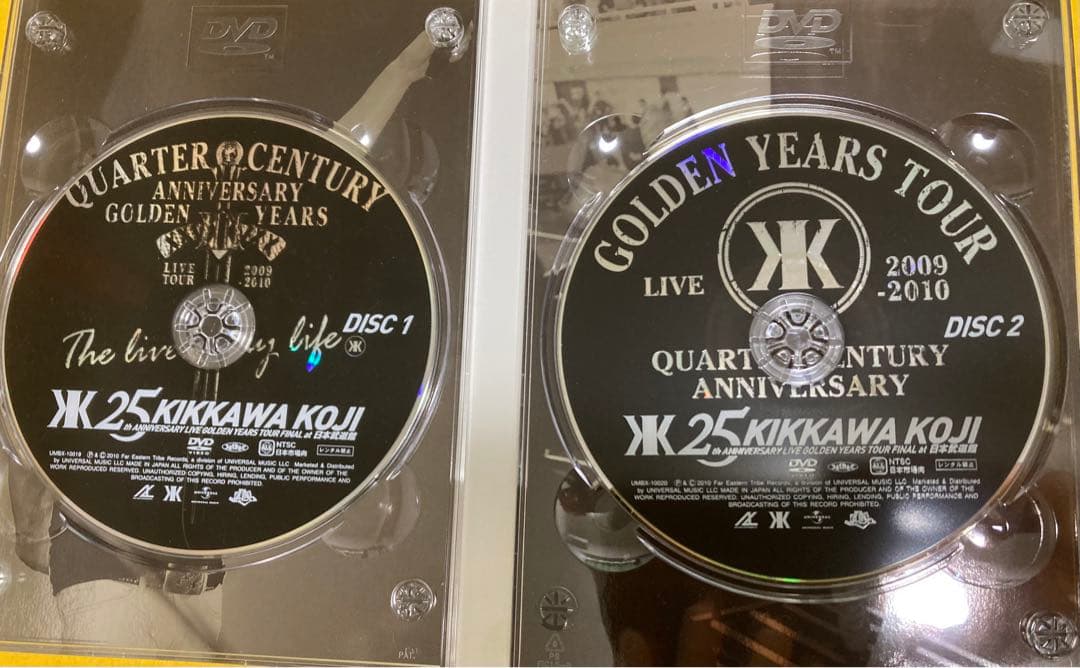 吉川晃司 25th ANNIVERSARY LIVE DVD 2枚組　初回限定