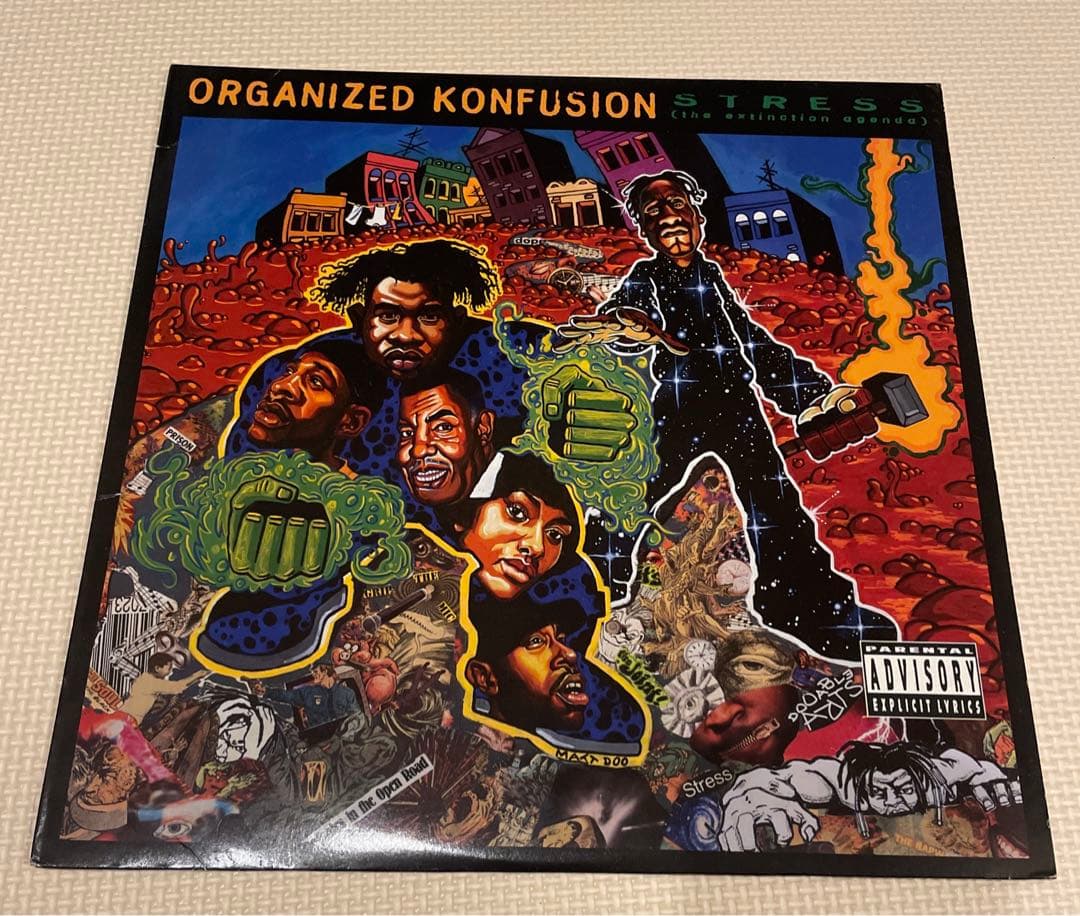ORGANIZED KONFUSION STRESS レコード　USオリジナル