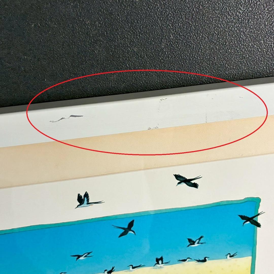 ジョアン・フック「ウポル島」シルクスクリーン 大作 直筆サイン入り マリンアート