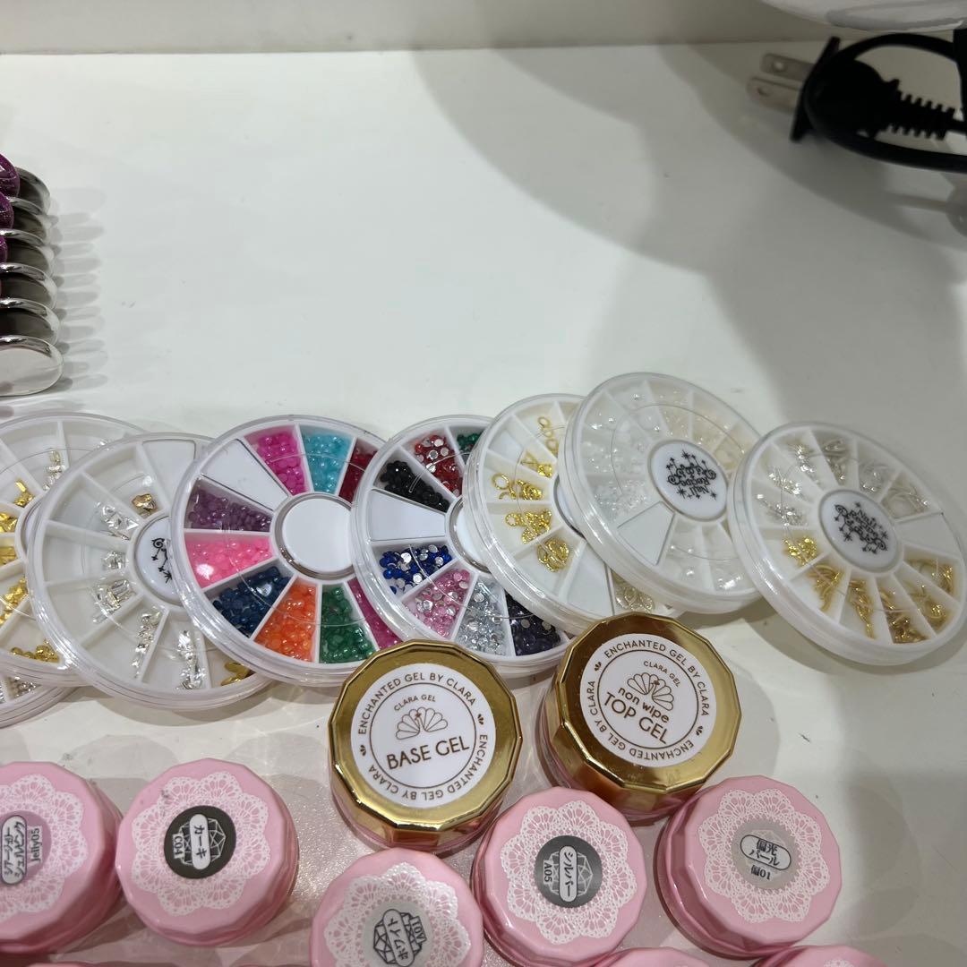 セルフネイルセット　カラージェル　ネイルジェル・アート用品セット